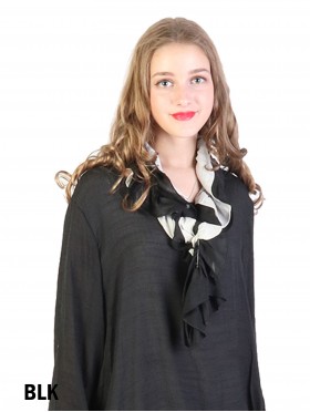 Ruffle Design Fashion Scarf